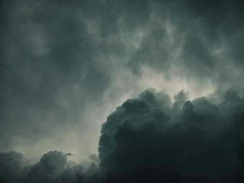 gray clouds