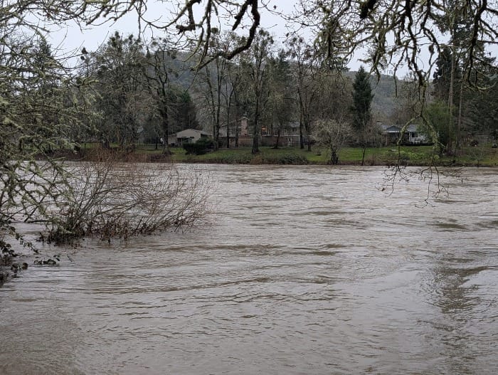 Umpqua Valley Rivers Recede After Heavy Rainfall