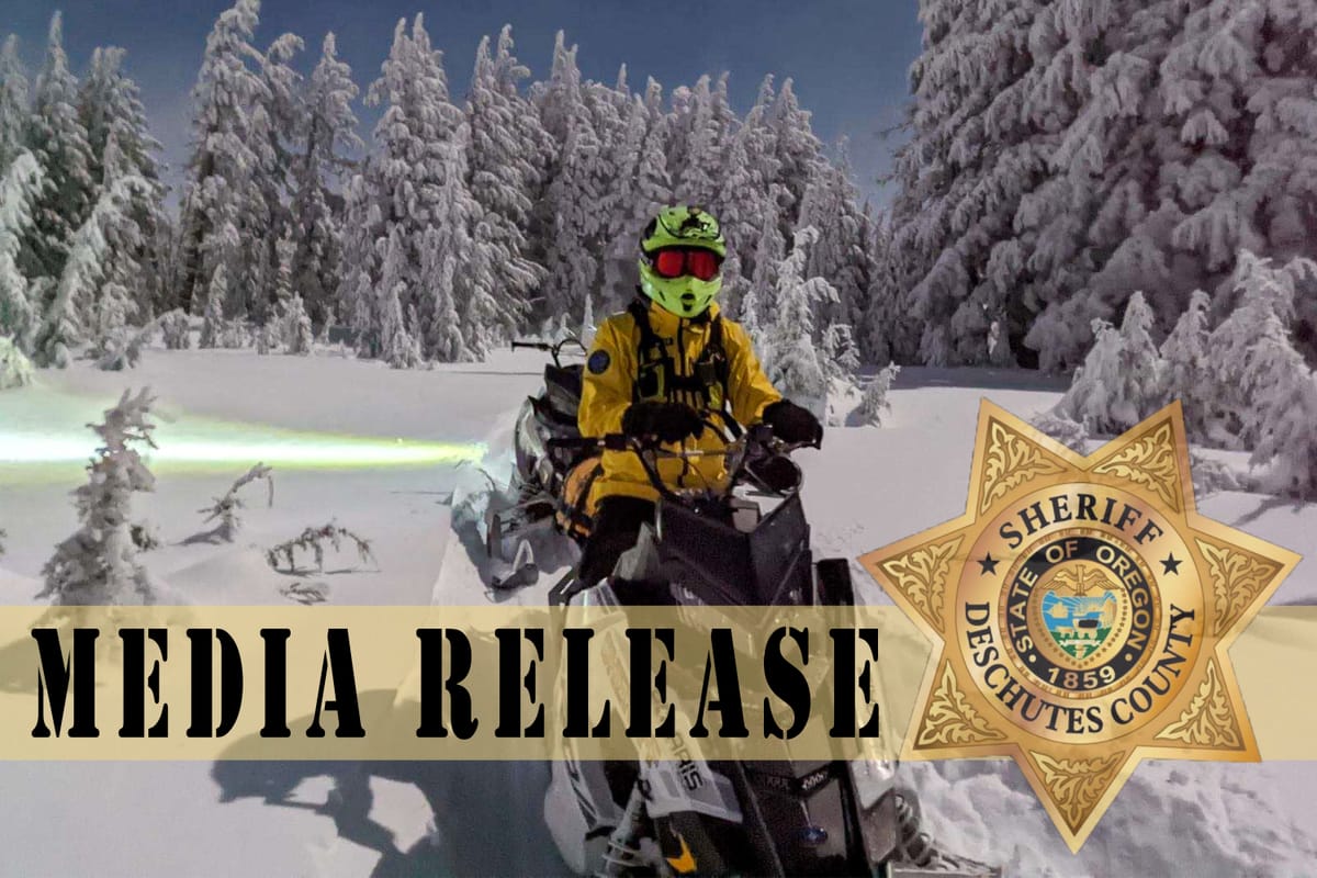 Two Lives Lost in Avalanche on Trail 8, Deschutes County SAR Recovers Victims