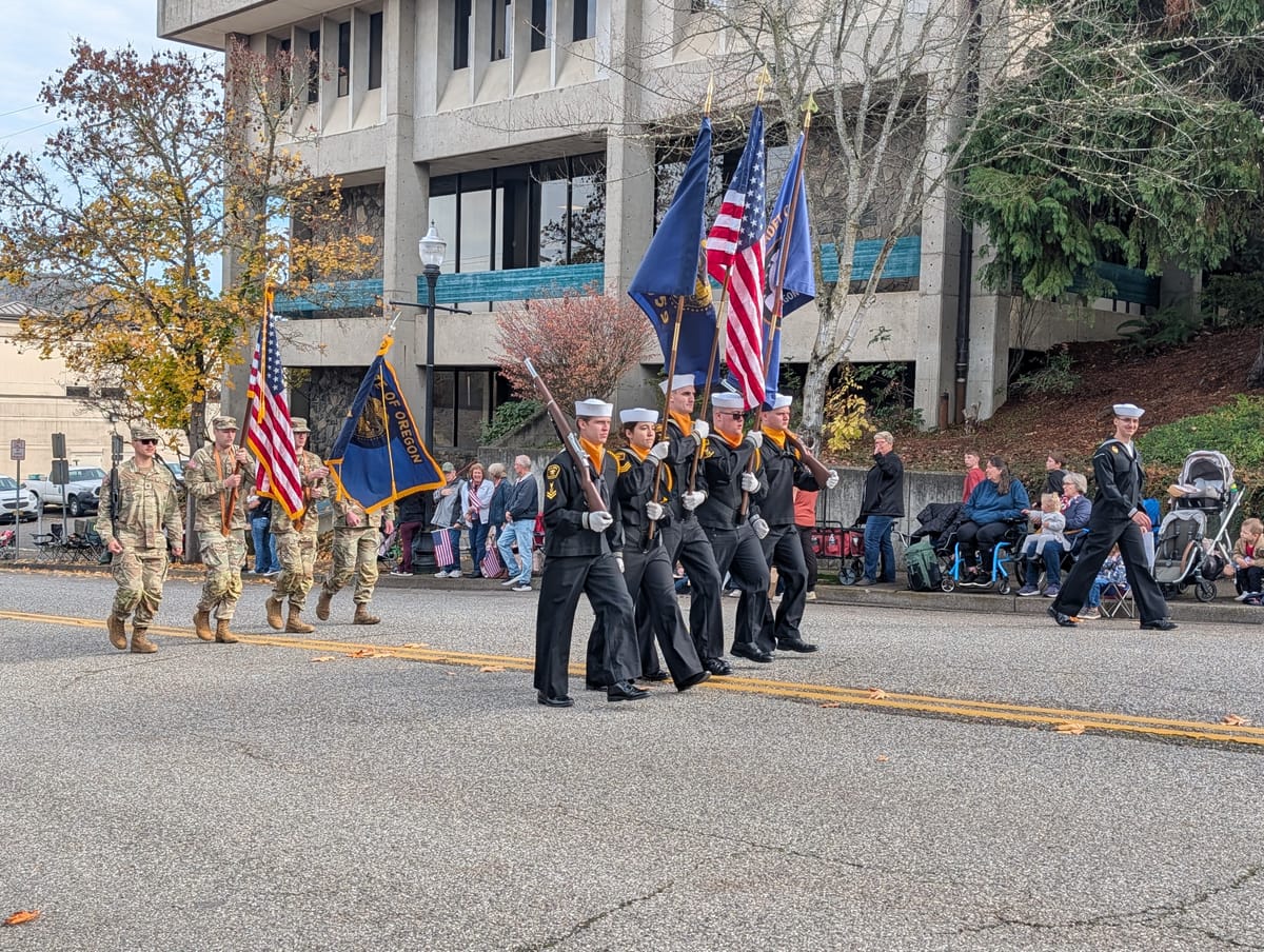 Hundreds Line Streets for Roseburg’s 70th Annual Veterans Day Parade