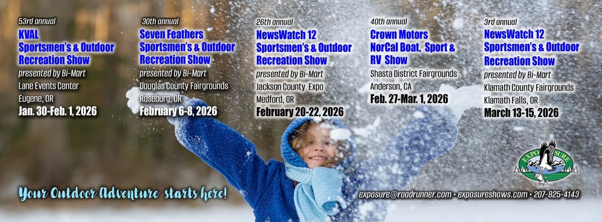 Seven Feathers Douglas County Sportsmen’s & Outdoor Recreation Show Comes to Roseburg February 6–8, 2026
