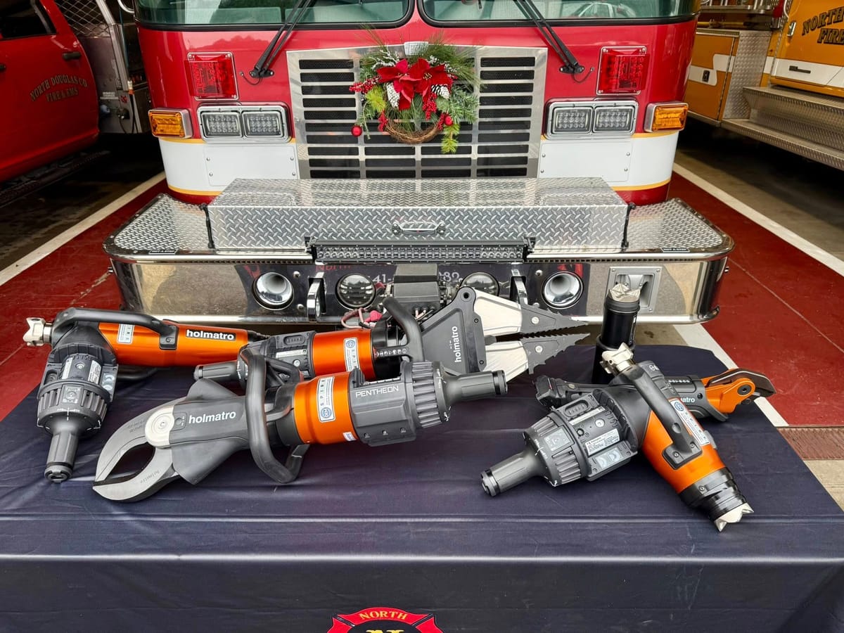 North Douglas County Fire & EMS Receives Two SPIRE Grants for New Rescue Tools and Thermal Drone