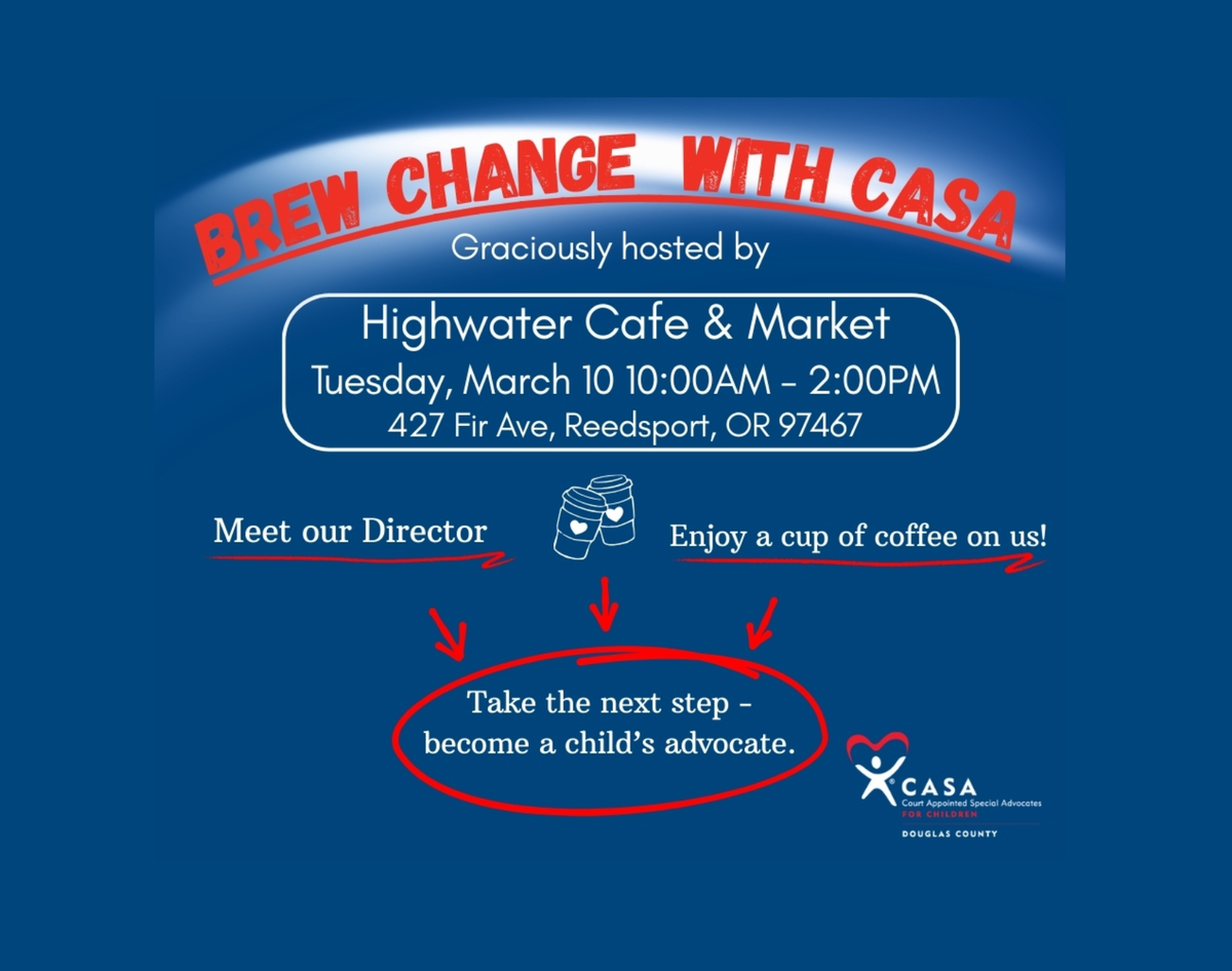 CASA Of Douglas County To Host Coffee Meet-And-Greet In Reedsport