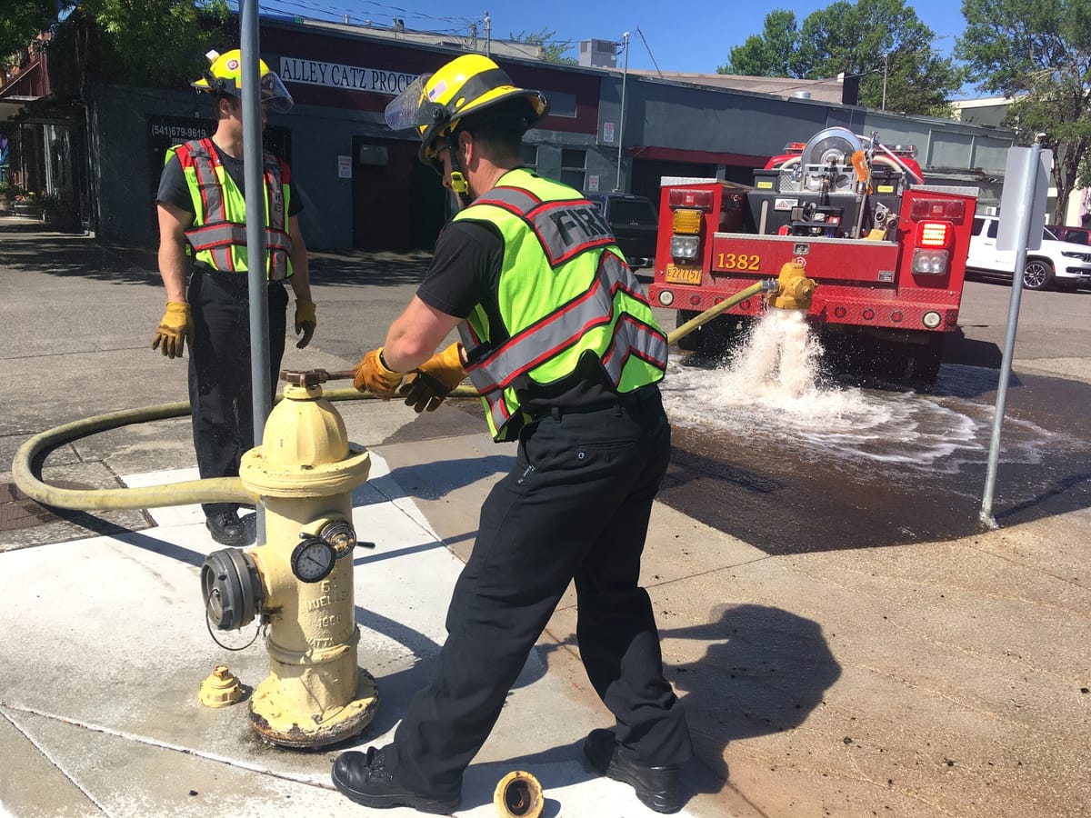 Roseburg To Begin Annual Fire Hydrant Flushing April 1