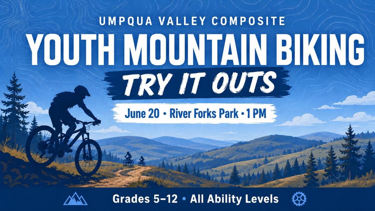 Umpqua Valley Composite Invites Students to Try Mountain Biking This Summer