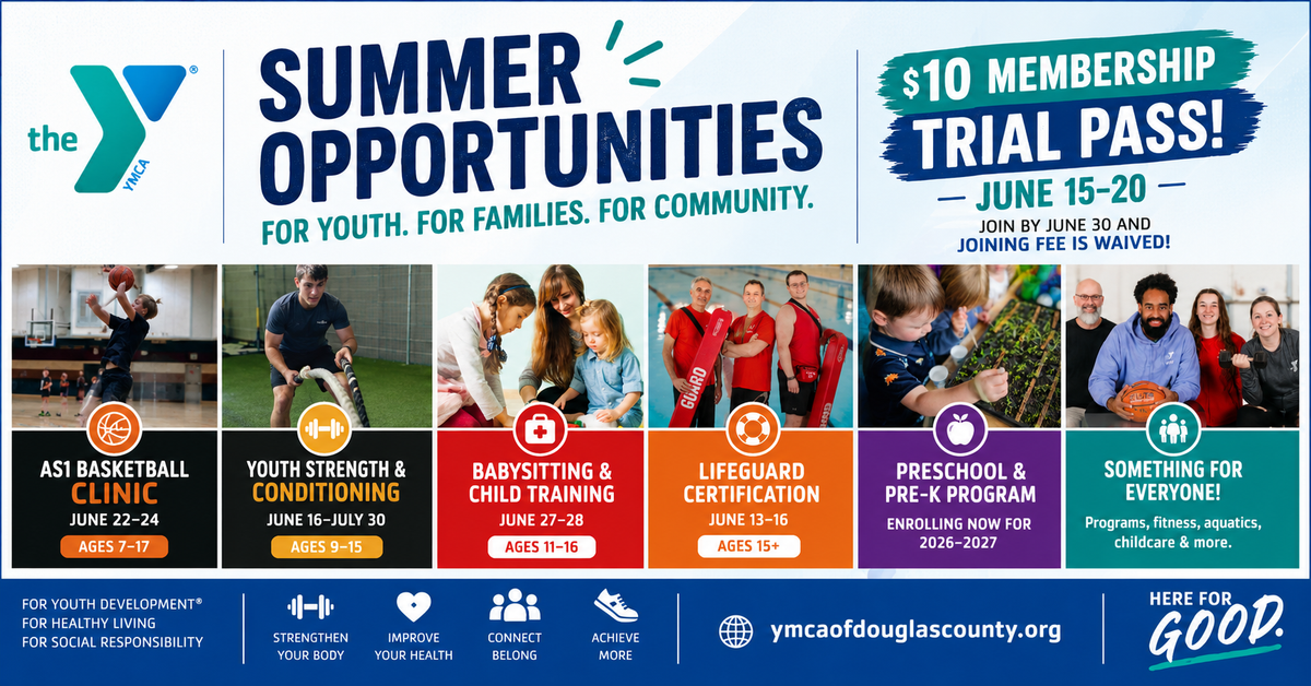 YMCA of Douglas County Opens Registration for Summer Programs