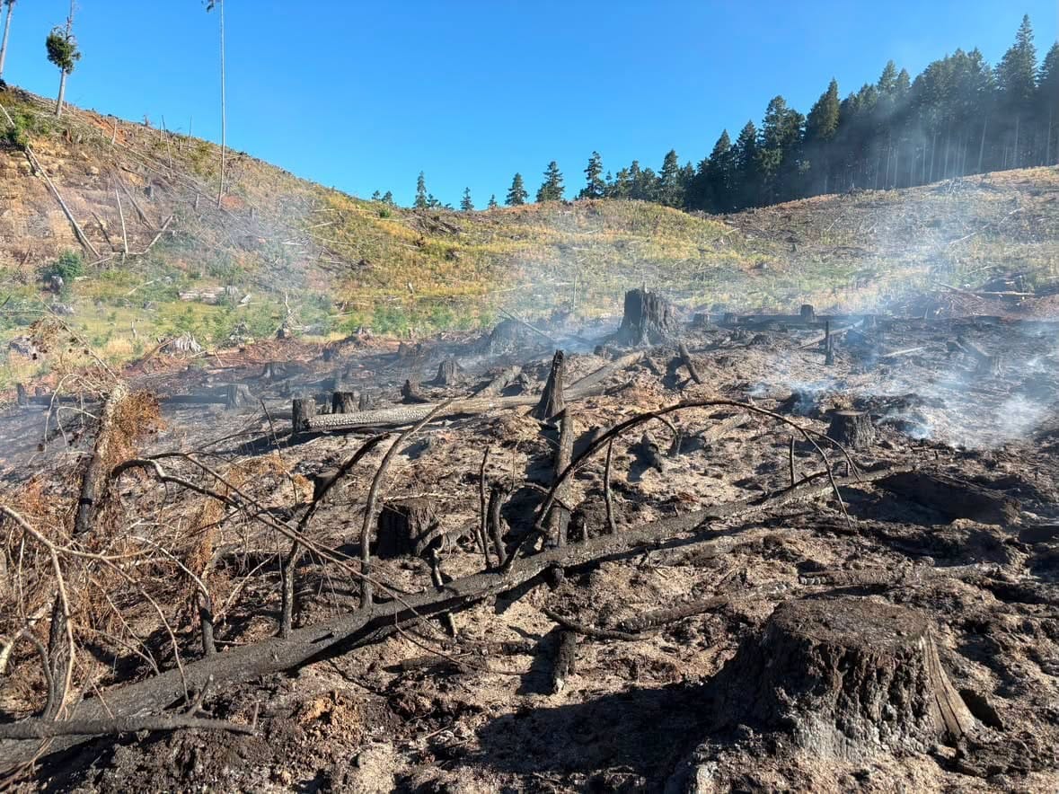 Firefighters Complete Control Line Around Little Paradise Fire Near Elkton