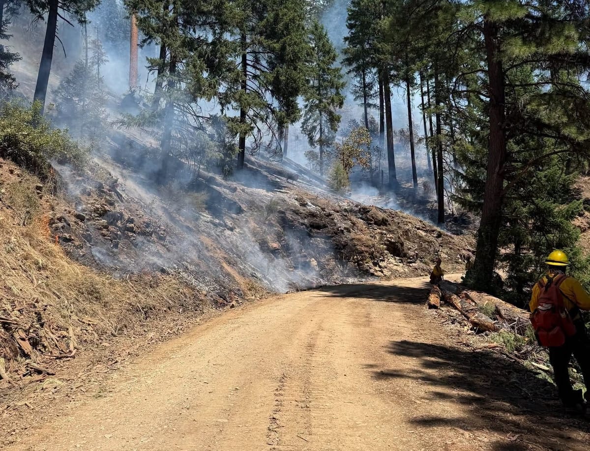 Castle Fire Remains Uncontained as Crews Prepare for Gusty, Hot Conditions