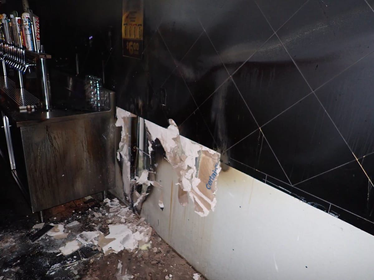 Electrical Fire Causes Smoke Damage at Splitz Bar and Grill