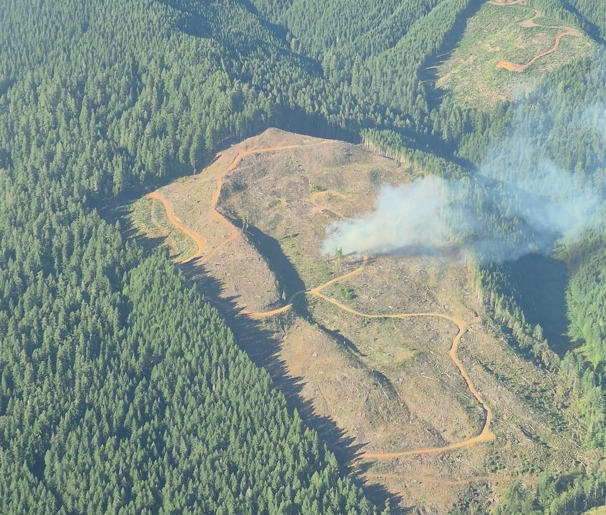 Crews Attack 3.5-Acre Fire Near Elkton