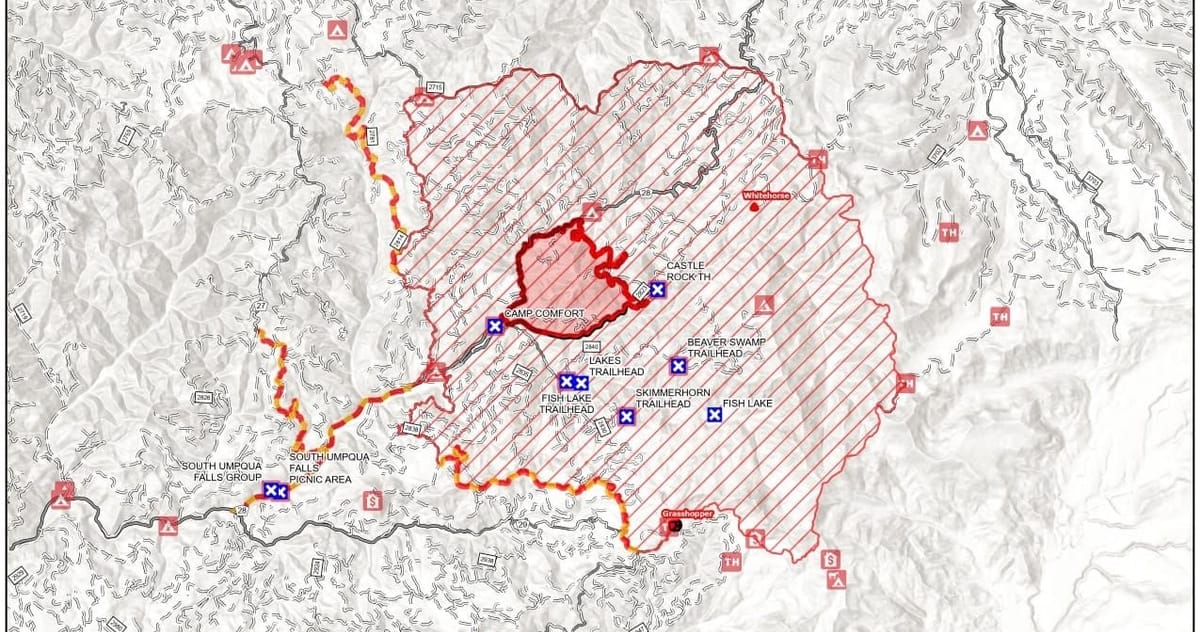 Castle Fire Reaches 2,429 Acres, Containment Increases to 15%