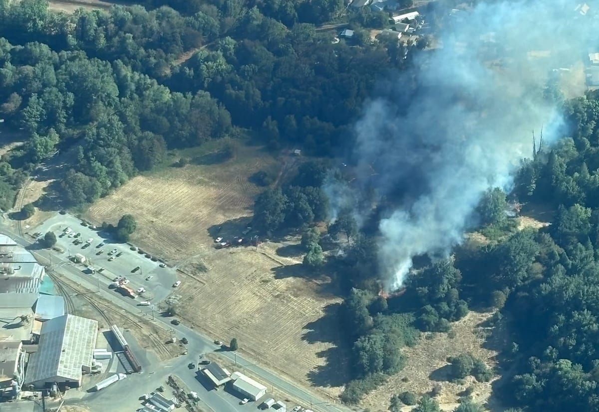 Mt. Reuben Fire Near Glendale Knocked Down, Turned Over to Local Fire District