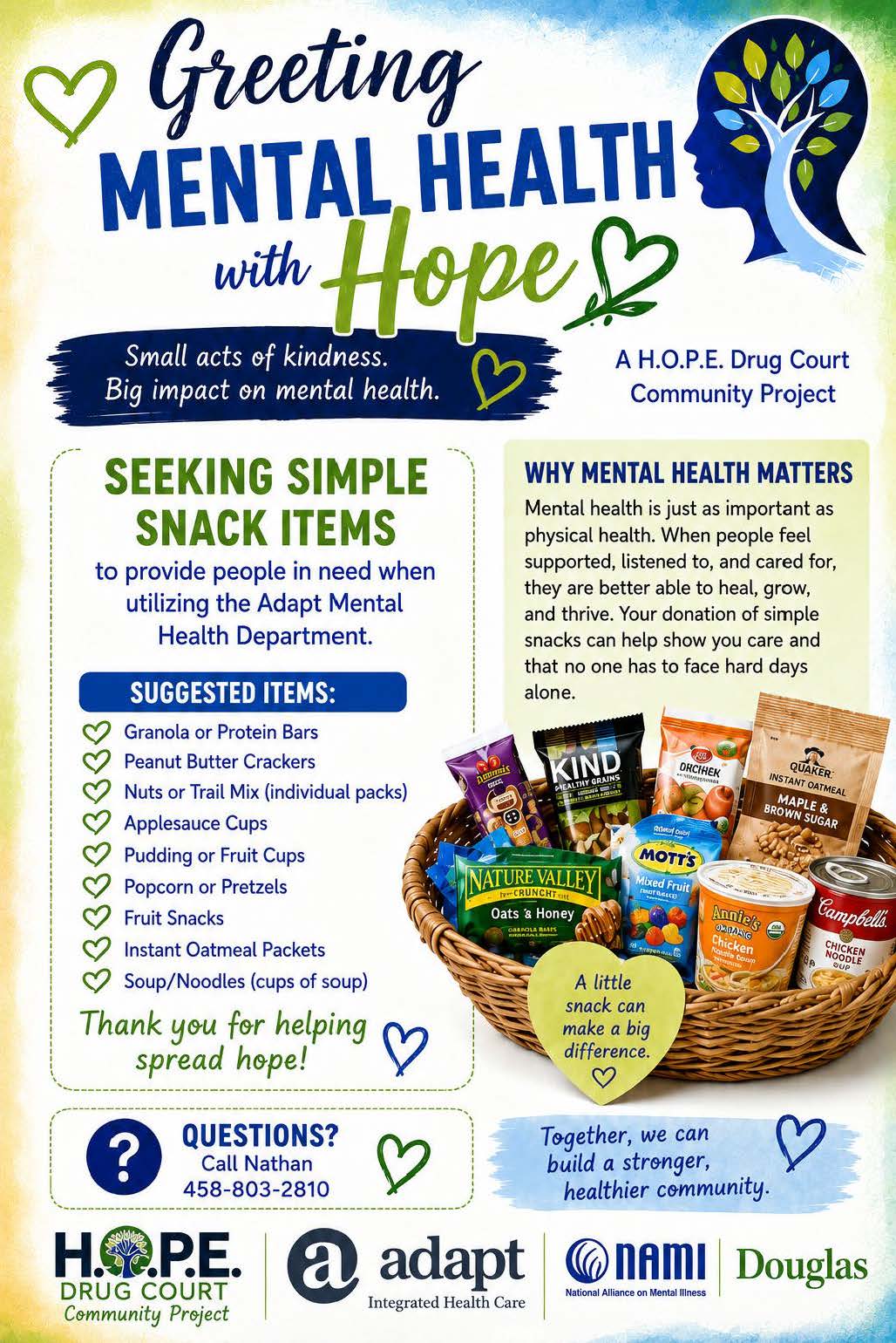 H.O.P.E. Drug Court Participant Launches ‘Bags of Hope’ Mental Health Project