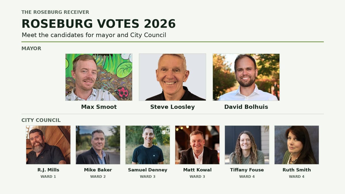 Roseburg Votes 2026: Meet the Candidates for Mayor and City Council