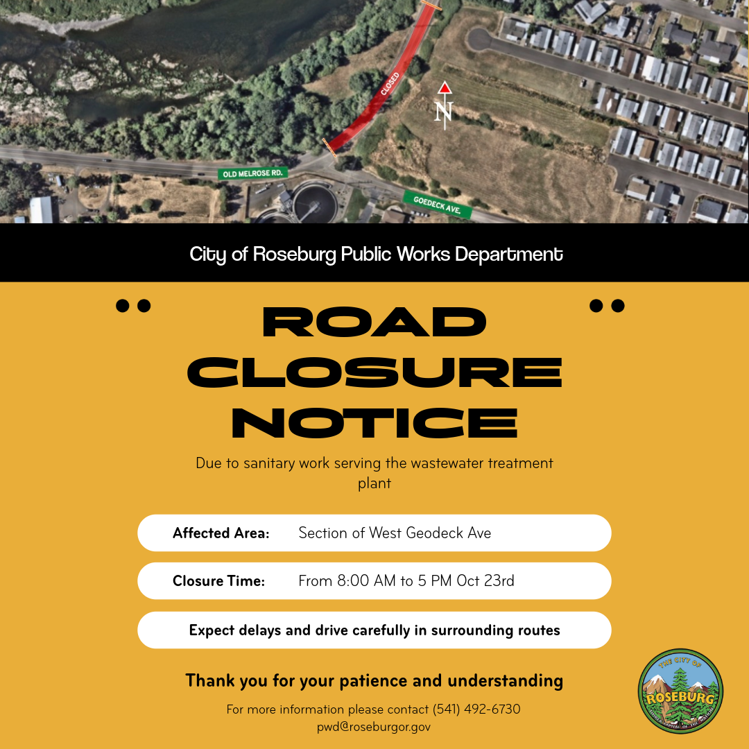 West Goedeck Avenue Expected to Reopen Oct. 22; Old Melrose Closure Set for Friday