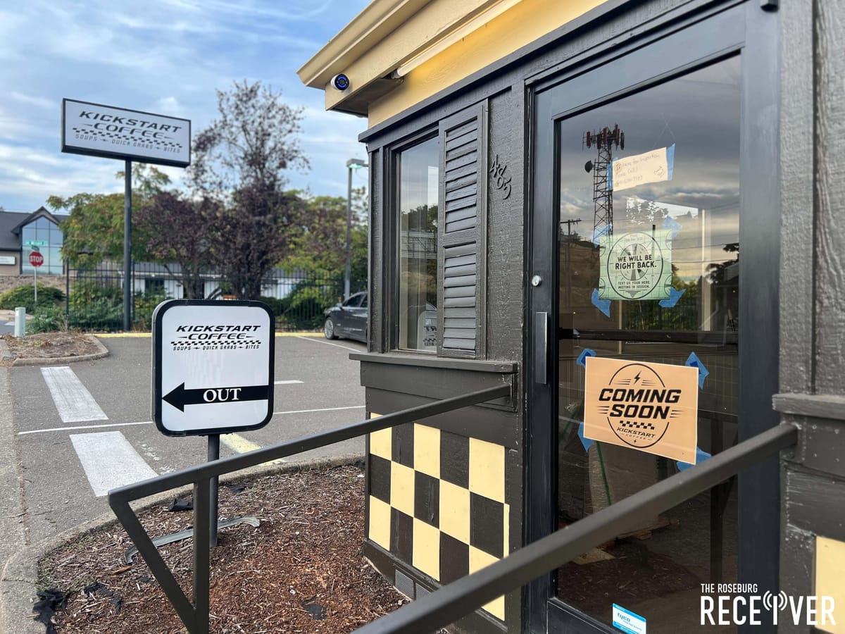 Kickstart Coffee Plans to Open Within the Next Week in Roseburg