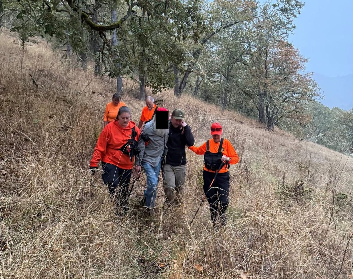Missing Roseburg Man Found on Hillside After Search Team Discovers His Bag