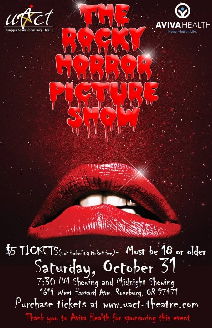 Umpqua Actors Community Theatre To Host Halloween Screenings Of ‘The Rocky Horror Picture Show’