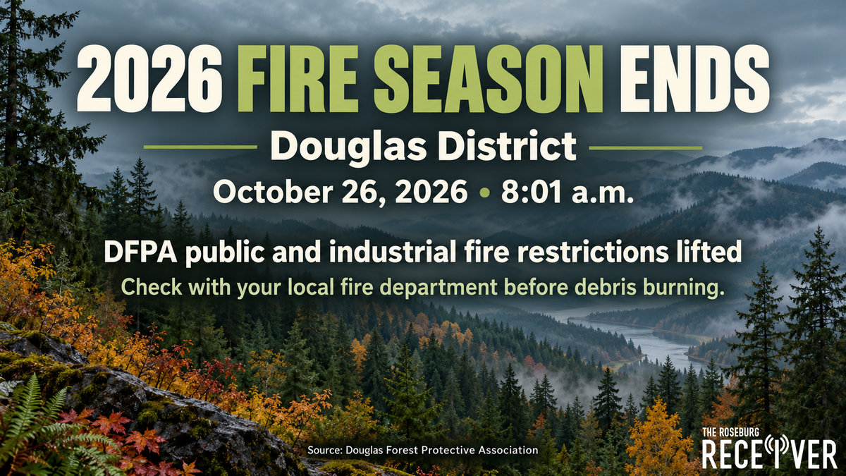 Fire Season Ends in Douglas District as Rain and Cooler Weather Return