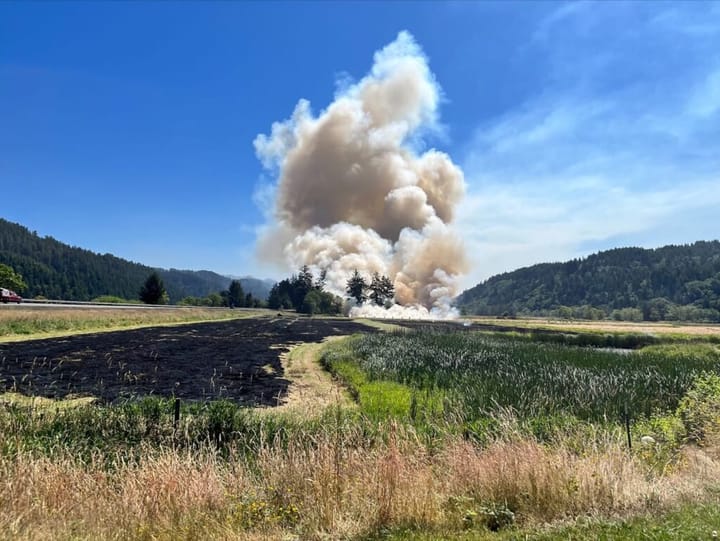 Prescribed Burn Scheduled at Dean Creek Elk Viewing Area June 30 – July 1