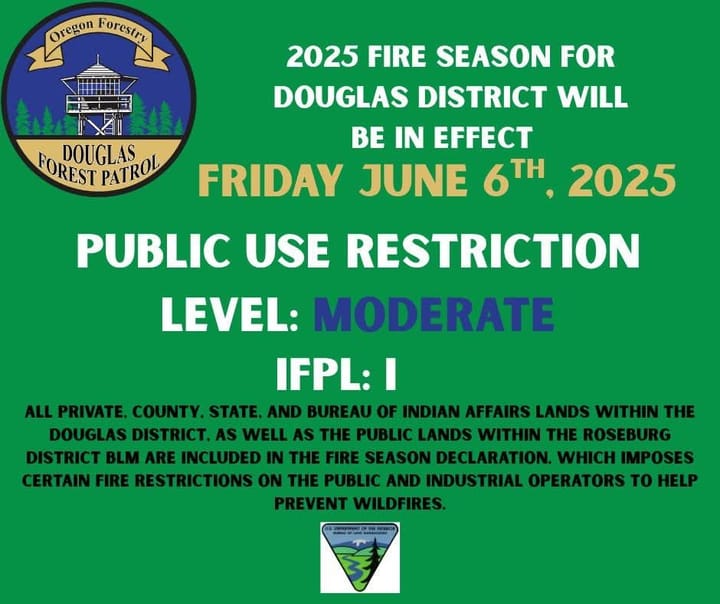 DFPA Declares Start of 2025 Fire Season for Douglas District