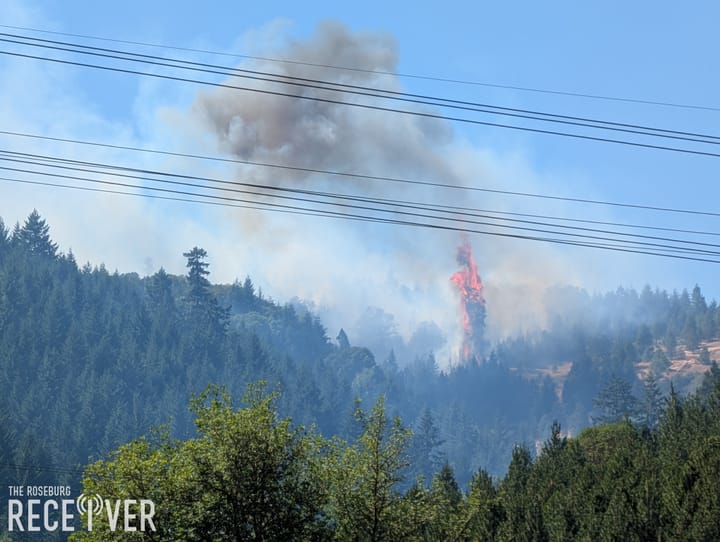 Crews Halt Spread of Round Top Fire Near Roseburg