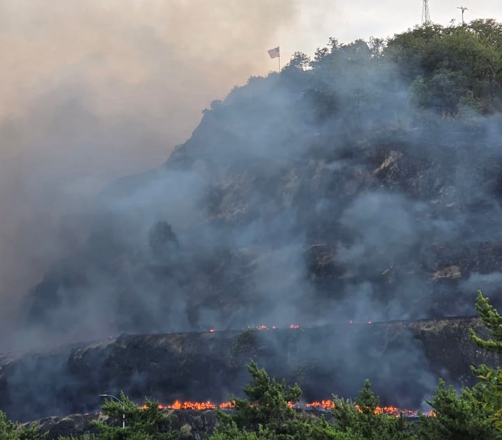 Firefighters Continue to work on Containing Milepost 124 Fire on Mount Nebo