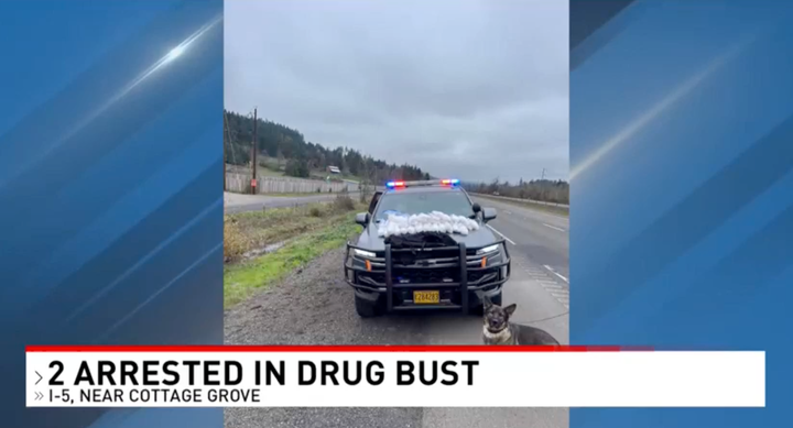 Two Eugene Residents Arrested After 73 Pounds of Meth Seized on I-5