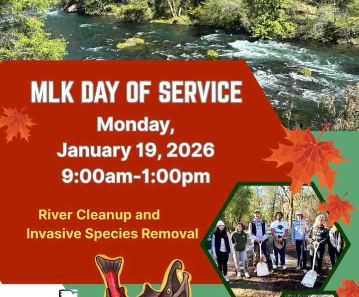 Community Invited to MLK Day of Service River Cleanup and Restoration in Roseburg