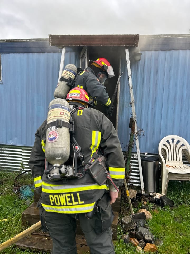 Accidental Cigarette Disposal Blamed For Green Mobile Home Fire