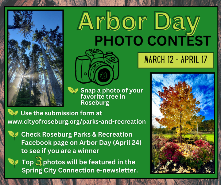 Roseburg Arbor Day Photo Contest Opens March 12