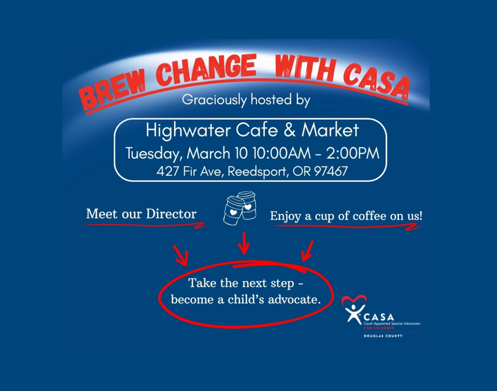 CASA Of Douglas County To Host Coffee Meet-And-Greet In Reedsport