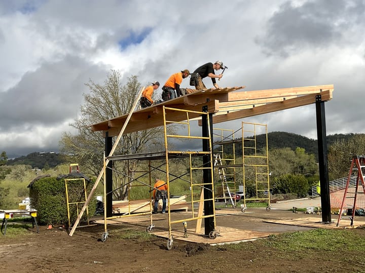 Shade Structure Going Up at Roseburg Skate Park After Grant-Funded Improvements