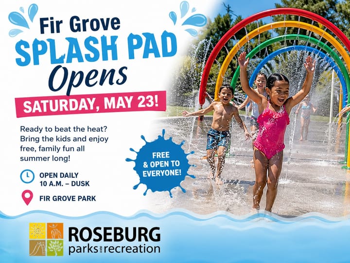 Fir Grove Splash Pad Opens May 23 For Summer Season