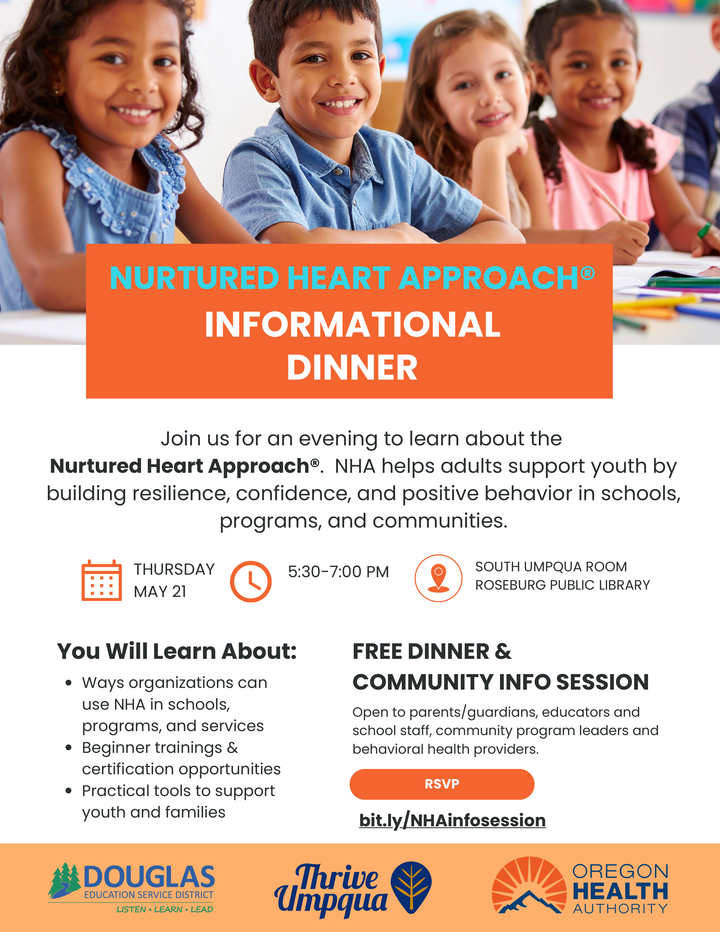 Douglas ESD And Thrive Umpqua Invite Community To Dinner Session Focused On Supporting Youth