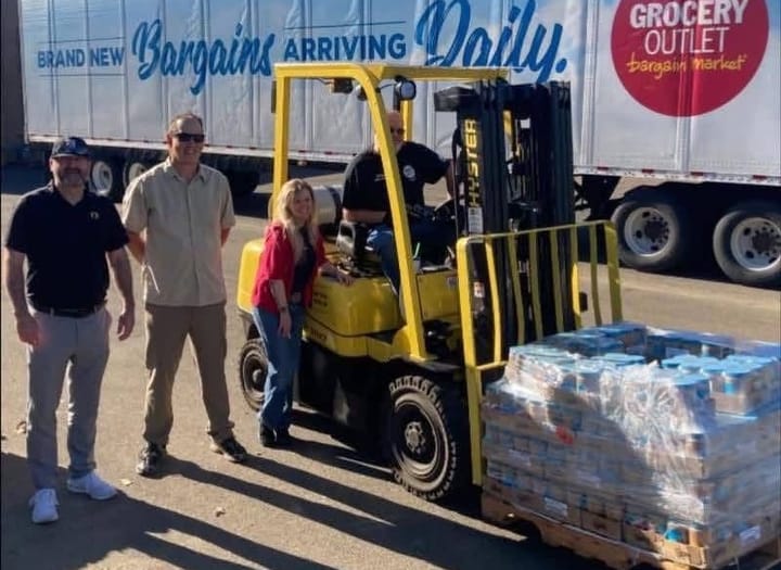 Winston Grocery Outlet Peanut Butter Drive Collects 453 Jars to Help Feed Local Children