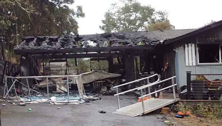 Beulah Drive Home Heavily Damaged in Late-Night Fire