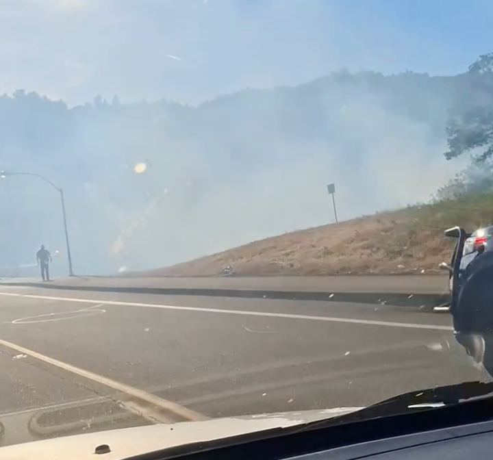 Firefighters Stop Small Grass Fire Near Care Facility in Roseburg