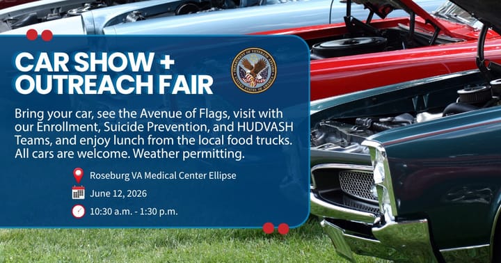 Roseburg VA Bringing Back Classic Car Show, Adding Outreach Fair