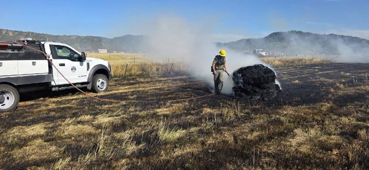 Grass Fire Near Dairy Loop Road Held To 2.2 Acres