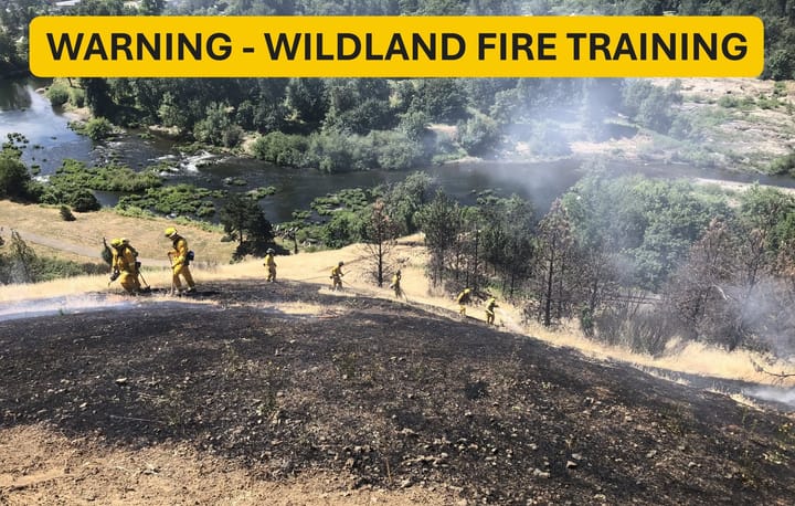 Wildland Fire Training Planned on Reservoir Hill in Roseburg
