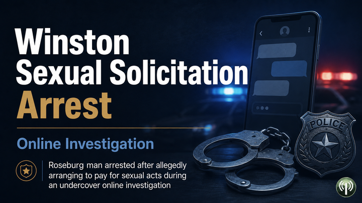 Roseburg Man Arrested Following Winston Sexual Solicitation Investigation