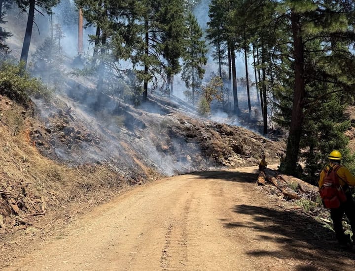 Castle Fire Remains Uncontained as Crews Prepare for Gusty, Hot Conditions