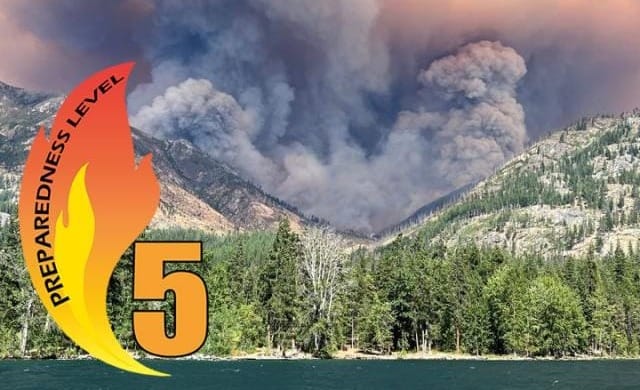 Nation Moves To Highest Wildfire Preparedness Level As Resources Are Stretched
