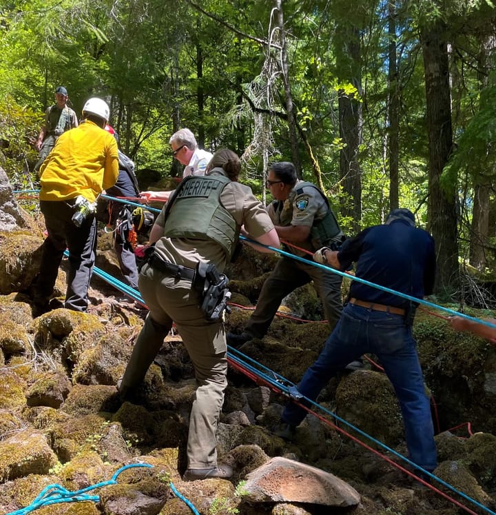 Rescue Crews Pull Injured Man From North Umpqua River Near Toketee Falls