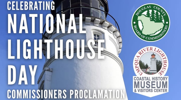 Douglas County Honors Coast Guard Members And Umpqua River Lighthouse