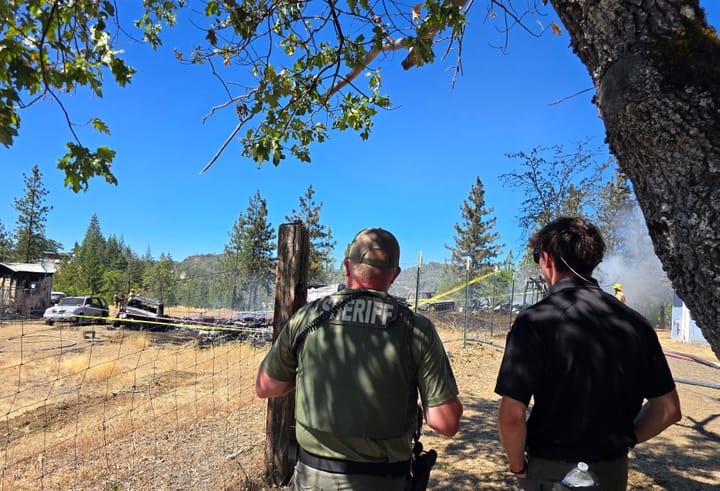 Mother, Three Children Killed in Eagle Point Camper Fire