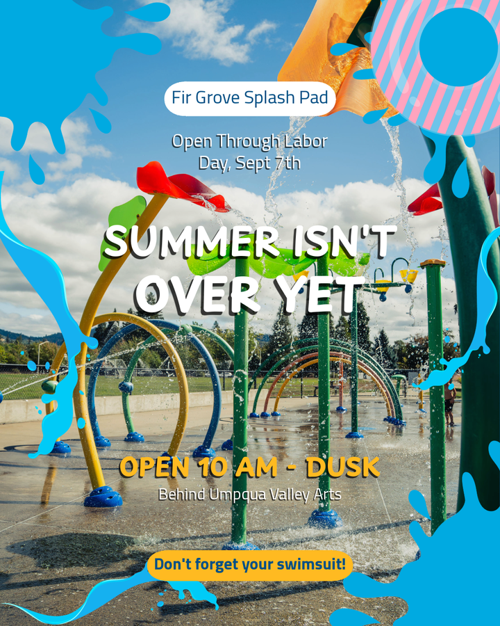 Fir Grove Splash Pad to Remain Open Through Labor Day