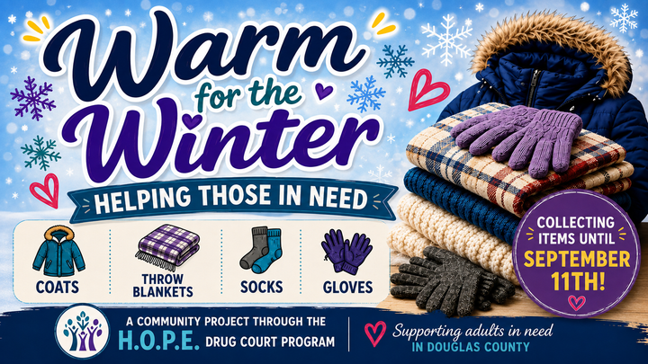 H.O.P.E. Drug Court Participant Gives Back Through Winter Donation Drive
