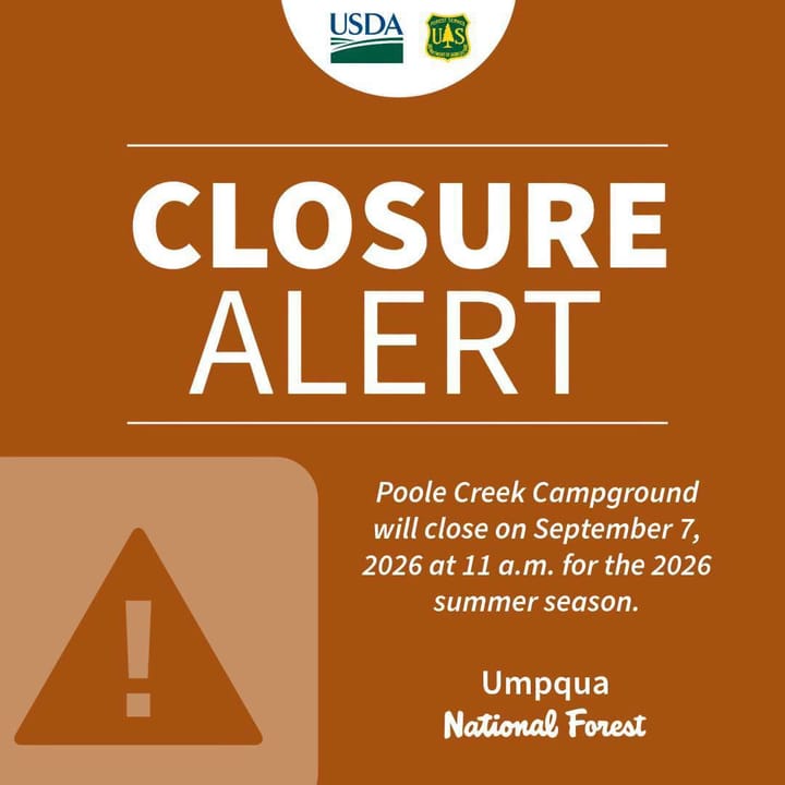 Poole Creek Campground to Close September 7 for Construction Improvements